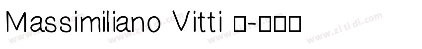 Massimiliano Vitti 设字体转换